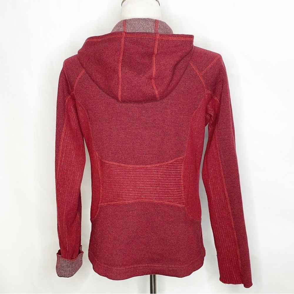 Mountain Hardwear Burgundy Wool Blend Jacket (M) - Picture 6 of 11
